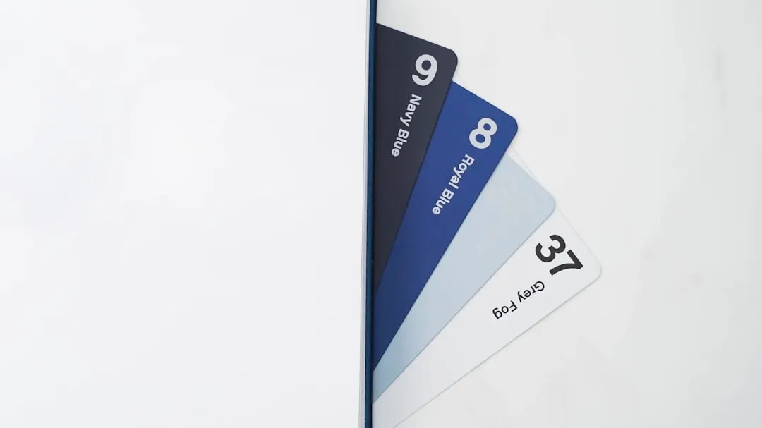 Multiple credit cards arranged for comparison